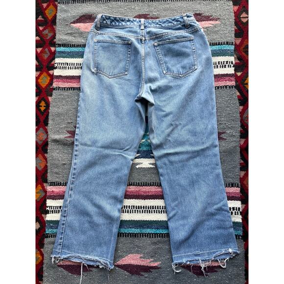 Y2K Distressed Bill Blass High Rise Signature fit Jeans Size 12 - Picture 2 of 8